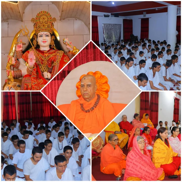 परमानन्द संस्कृत गुरुकुलमा राष्ट्र कल्याणार्थ दुर्गा सप्तशती पाठ–पारायण