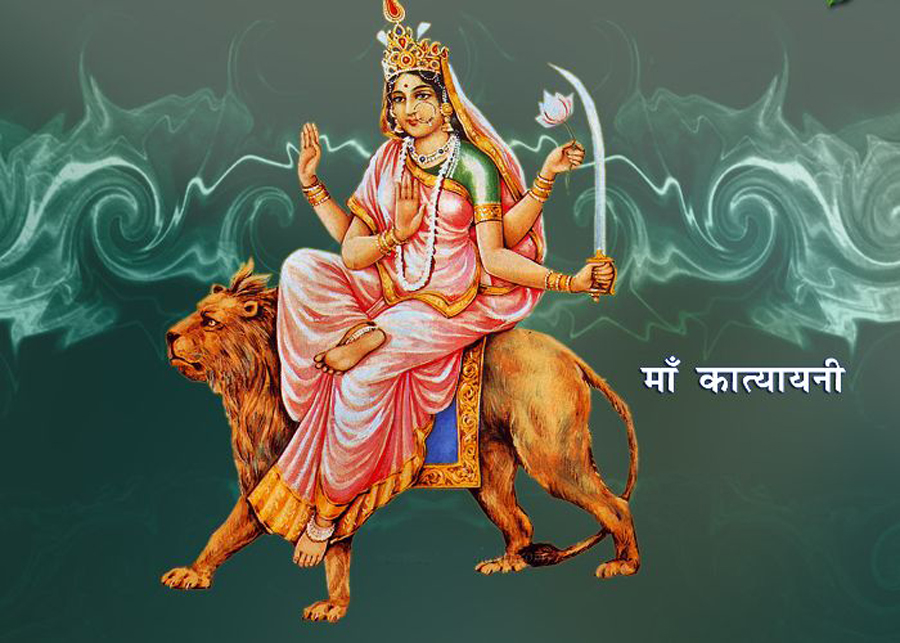 बडादशैको छैठौ दिनः  आज कात्यायनी देवीको पुजा गरिदै